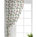 - Perde-10000-Gorsel-1 - Realhomes Realhomes Tropik Yaprak Motifli Dijital Baskılı Modern Salon Fon Perde Realhomes