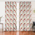 - Perde-10132-Gorsel - Realhomes  Realhomes Şamdan Tasarımlı Yılbaşı Konseptli Dijital Baskılı Modern Salon Fon Perde Realhomes