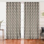 - Perde-10182-Gorsel - Realhomes Realhomes Özel Tasarım Kozalak Tasarımlı Dijital Baskılı Modern Salon Fon Perde Realhomes