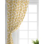 - Perde-10323-Gorsel-1 - Realhomes  Realhomes Gold Yaprak Motifli Dijital Baskılı Modern Salon Fon Perde Realhomes