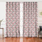 - Perde-10412-Gorsel - Realhomes Realhomes Papatya & Gül Tasarımlı Dijital Baskılı Modern Salon Fon Perde Realhomes