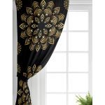 - Perde-5134-Gorsel-1 - Realhomes  Realhomes Siyah Zeminde Gold Mandala Motifli Salon Fon Perde Realhomes