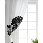 Realhomes Modern Doğa Çizimli Ağaç Motifli Salon Fon Perde Realhomes