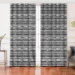 - Perde-5237siyah-Gorsel - Realhomes  Realhomes Siyah Çizgili Motifli Modern Modern Salon Fon Perde Realhomes