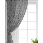 - Perde-5243-Gorsel-1 - Realhomes Realhomes Siyah Beyaz Geometrik Çizim Dijital Baskılı Salon Fon Perde Realhomes