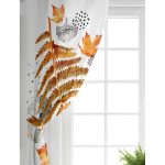 - Perde-5281-Gorsel-1 - Realhomes  Realhomes Beyaz Mermer Zemin Üzerinde Sonbahar Kurumuş Yaprak Desenli Salon Fon Perde Realhomes