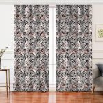 - Perde-5283-Gorsel - Realhomes Realhomes Leopar Dijital Baskılı İkat Desenli Modern Salon Fon Perde Realhomes