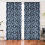 Realhomes Papatya Desenli Modern Özel Tasarım Salon Fon Perde Realhomes