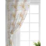 - Perde-5339-Gorsel-1 - Realhomes Realhomes Beyaz Ve Gold Yaprak Desenli Özel Tasarım Modern Salon Fon Perde Realhomes