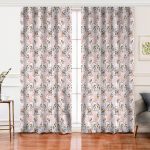 - Perde-5345-Gorsel - Realhomes Realhomes Tropik Yapraklar Üzerinde Antik Yunan Tanrısı Desenli Salon Fon Perde Realhomes