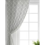 Realhomes Kot Zemin Temalı Çiçek Motifli Dijital Baskılı Salon Fon Perde Realhomes