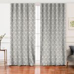 Realhomes Kot Zemin Temalı Çiçek Motifli Dijital Baskılı Salon Fon Perde Realhomes