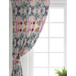 - Perde-5580-Gorsel-1 - Realhomes  Realhomes Renkli Zeminde Geometrik Yaprak Desenli Salon Fon Perde Realhomes