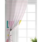 - Perde-5716-Gorsel-1 - Realhomes Realhomes Realhomes Pembe Çizgili Zeminde Sweet Cat Tasarımlı Modern Salon Fon Perde Realhomes