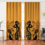 - Perde-5809-Gorsel - Realhomes Realhomes Etnik Afrika Desenli Modern Salon Fon Perde Realhomes