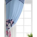 - Perde-5852-Gorsel-1 - Realhomes Realhomes İnci Kolyeli Japon Kadın Dijital Baskılı Modern Salon Fon Perde Realhomes