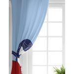 - Perde-5855-Gorsel-1 - Realhomes  Realhomes Kırmızı Yelpazeli Mavi Zeminli Japon Kadın Modern Salon Fon Perde Realhomes