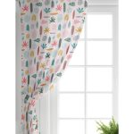 - Perde-7022-Gorsel-1 - Realhomes  Realhomes Renkli Amazon Yapraklı Motifler Dijital Baskılı Modern Salon Fon Perde Realhomes