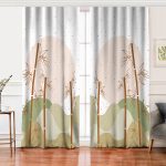 - Perde-7047-Gorsel - Realhomes Realhomes Realhomes Natura Boho Doğa Tasarımlı Dijital Baskılı Modern Salon Fon Perde Realhomes