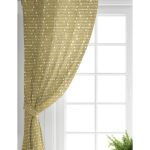 - Perde-7122-Gorsel-1 - Realhomes  Realhomes Gold Zeminde Ok Çizimli Dijital Baskılı Modern Salon Fon Perde Realhomes