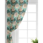 - Perde-7182-Gorsel-1 - Realhomes  Realhomes Renkli Zemin Üzerinde Onedraw Çizimli Dijital Baskılı Modern Salon Fon Perde Realhomes