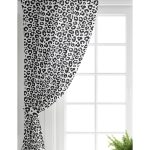 Realhomes Renkli Zemin Üzerinde Onedraw Çizimli Dijital Baskılı Modern Salon Fon Perde Realhomes