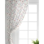 - Perde-7409-Gorsel-1 - Realhomes Realhomes Beyaz Zeminde Onedraw Çizimli Gökyüzü Temalı Dijital Baskılı Modern Salon Fon Perde Realhomes