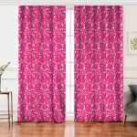 - Perde-7614-Gorsel - Realhomes Realhomes Renkli Zemin Üzerinde Çiçek Desenli Dijital Baskılı Modern Salon Fon Perde Realhomes