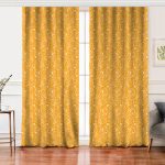 - Perde-7615-Gorsel - Realhomes  Realhomes Renkli Zemin Üzerinde Çiçek Desenli Dijital Baskılı Modern Salon Fon Perde Realhomes