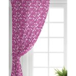 - Perde-7616-Gorsel-1 - Realhomes Realhomes Renkli Zemin Üzerinde Çiçek Desenli Dijital Baskılı Modern Salon Fon Perde Realhomes