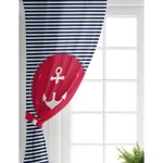 - Perde-7681-Gorsel-1 - Realhomes  Realhomes Beyaz Zemin Üzerinde Renkli Çapa Desenli Dijital Baskılı Modern Salon Fon Perde Realhomes