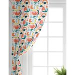 - Perde-8161-Gorsel-1 - Realhomes Realhomes Beyaz Zemin Üzerinde Geometrik Desenli Dijital Baskılı Modern Salon Fon Perde Realhomes