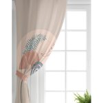 - Perde-8175-Gorsel-1 - Realhomes Realhomes Pastel Zemin Üzerinde Geometrik Desenli Dijital Baskılı Modern Salon Fon Perde Realhomes