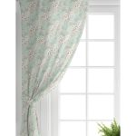 - Perde-8390-Gorsel-1 - Realhomes  Realhomes Renkli Zemin Üzerinde Çiçek Desenli Dijital Baskılı Modern Salon Fon Perde Realhomes