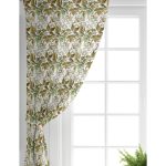 - Perde-8486-Gorsel-1 - Realhomes  Realhomes Beyaz Zemin Üzerinde Sonbahar Yaprak Desenli Dijital Baskılı Modern Salon Fon Perde Realhomes