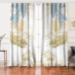 Realhomes Beyaz Zemin Üzerinde Mermer Desenli Dijital Baskılı Modern Salon Fon Perde Realhomes