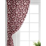 - Perde-8584-Gorsel-1 - Realhomes  Realhomes Renkli Zemin Üzerinde Çiçek Desenli Dijital Baskılı Modern Salon Fon Perde Realhomes