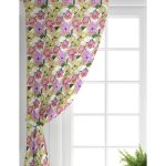 - Perde-8655-Gorsel-1 - Realhomes Realhomes Beyaz Zemin Üzerinde Çiçek Desenli Dijital Baskılı Modern Salon Fon Perde Realhomes