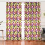 - Perde-8655-Gorsel - Realhomes Realhomes Beyaz Zemin Üzerinde Çiçek Desenli Dijital Baskılı Modern Salon Fon Perde Realhomes