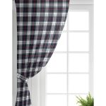 - Perde-8669-Gorsel-1 - Realhomes Realhomes Beyaz Zemin Üzerinde Renkli Ekose Desenli Dijital Baskılı Modern Salon Fon Perde Realhomes