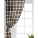 - Perde-8670-Gorsel-1 - Realhomes Realhomes Beyaz Zemin Üzerinde Renkli Ekose Desenli Dijital Baskılı Modern Salon Fon Perde Realhomes