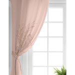 - Perde-8819-Gorsel-1 - Realhomes  Realhomes Pastel Zemin Üzerinde Unicorn Desenli Dijital Baskılı Modern Salon Fon Perde Realhomes