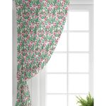 - Perde-8874-Gorsel-1 - Realhomes  Realhomes Beyaz Zemin Üzerinde Renkli Kaktüs Desenli Dijital Baskılı Modern Salon Fon Perde Realhomes