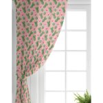 - Perde-8880-Gorsel-1 - Realhomes Realhomes Renkli Zemin Üzerinde Kaktüs Desenli Dijital Baskılı Modern Salon Fon Perde Realhomes