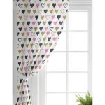 Realhomes Sevgililer Günü Temalı Özel Tasarım Dijital Baskılı Modern Salon Fon Perde Realhomes