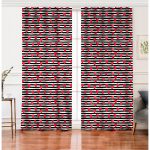 - Perde-9253-Gorsel - Realhomes  Realhomes Sevgililer Günü Temalı Özel Tasarım Dijital Baskılı Modern Salon Fon Perde Realhomes