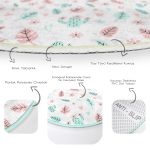 - RealHomes Dijital Baskılı Kaymaz Tabanlı Comfort Çocuk Odası Yuvarlak Halı - Realhomes  Mavi Kaktüs Motifli Çocuk & Genç Odası Makinede Yıkanabilir Kaymaz Tabanlı Yuvarlak Çocuk Halısı Realhomes