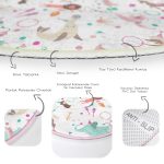 - RealHomes Dijital Baskılı Kaymaz Tabanlı Comfort Çocuk Odası Yuvarlak Halı - Realhomes  Sirkte Sevimli Hayvanlar Desenli Çocuk & Genç Odası Makinede Yıkanabilir Kaymaz Tabanlı Yuvarlak Çocuk Halısı Realhomes