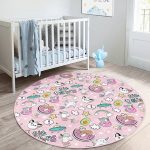- RealHomes Dijital Baskılı Kaymaz Tabanlı Comfort Çocuk Odası Yuvarlak Halı - Realhomes  Big Dreams Yazılı Bebek Temalı Çocuk & Genç Odası Makinede Yıkanabilir Kaymaz Tabanlı Yuvarlak Çocuk Halısı Realhomes