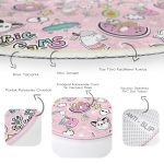 - RealHomes Dijital Baskılı Kaymaz Tabanlı Comfort Çocuk Odası Yuvarlak Halı - Realhomes  Big Dreams Yazılı Bebek Temalı Çocuk & Genç Odası Makinede Yıkanabilir Kaymaz Tabanlı Yuvarlak Çocuk Halısı Realhomes